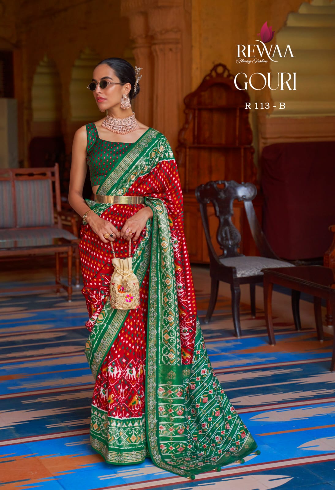Rewaa Gouri Silk Heavy Wedding Wear New Designer Saree Collection